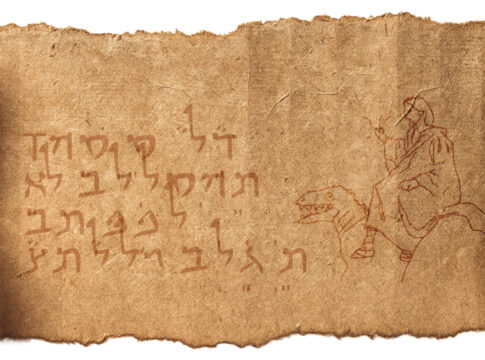 jesus riding a dinosaur jericho parchment biblical experts