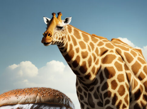 binky junior 4 year old male obese giraffe