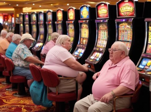 Casino Niagara_Lines_of_fat_old_people_on_slot_machines_in_a_ga_0