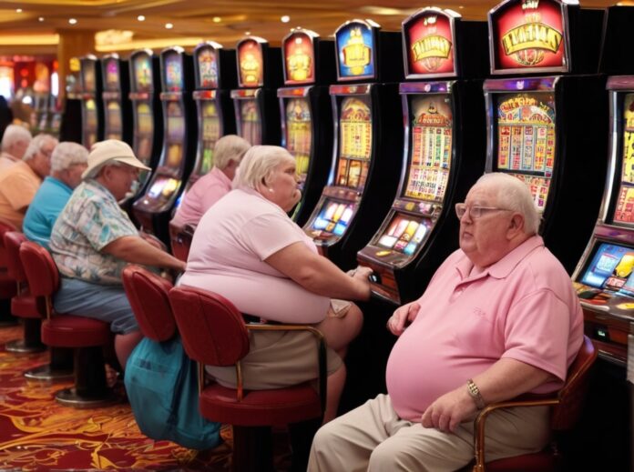 Casino Niagara_Lines_of_fat_old_people_on_slot_machines_in_a_ga_0