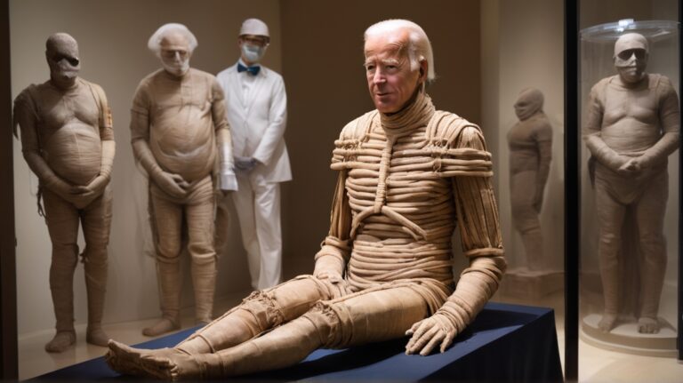Biden to be Mummified and Displayed in Delaware Museum