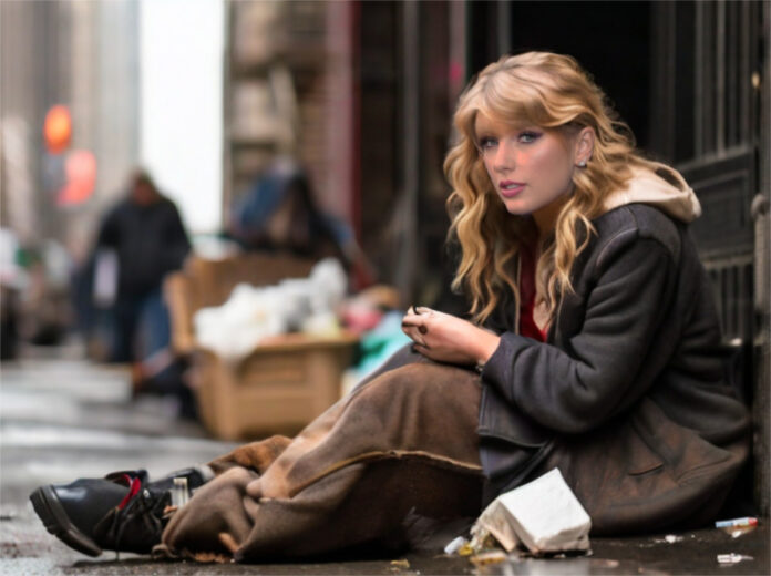 taylor swift homeless new york city