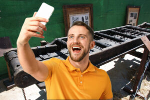 the rack instagram selfie