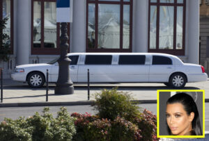 KIM KARDASHIAN STRETCH LIMOUSINE