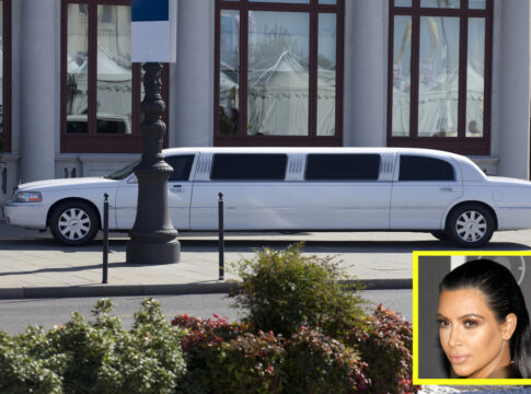KIM KARDASHIAN STRETCH LIMOUSINE