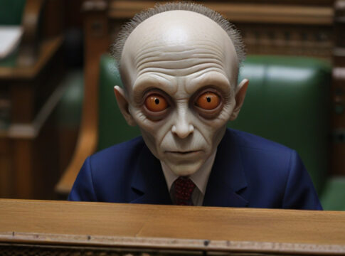 dominic mekon cummings alien party alien from outer space