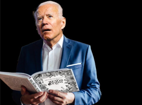 biden squib upside down black