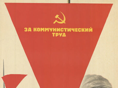 keir starmer soviet communist banner