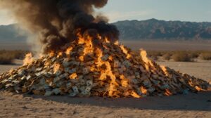 mad max furiosa millions of dollars burning