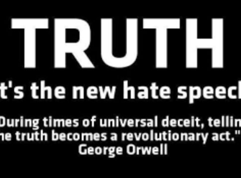 Truth-Orwell hate speech AI EU STASI