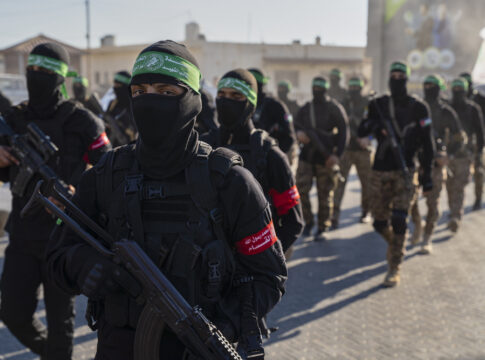 Hamas holds military parade Hamas embassy