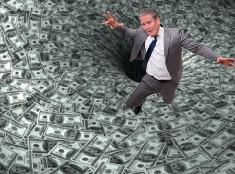 starmer black hole labour party £22 billion black hole