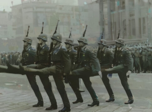 goose step Far-Right Life Coach