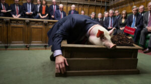 pig greedy keir starmer in trough 2 voted for 'change' sleazy Labour liars labour sleaze