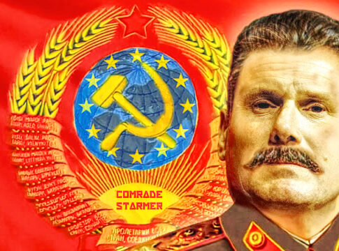 comrade-STARMER-ENH. British historic figures communism 2025 communist countries