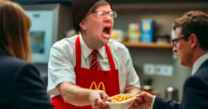 triggered democrats mcdonald's trump derangement syndrome