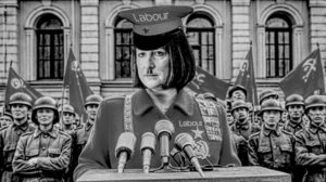 STASI CUNT RACHEL REEVES SOVIET BRITAIN LABOUR 1984 - b-w wealthy are leaving