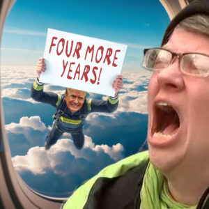 4 MORE YEARS SCREAM - TRUMP PRESIDENCY