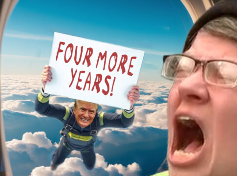 4 MORE YEARS SCREAM - TRUMP PRESIDENCY