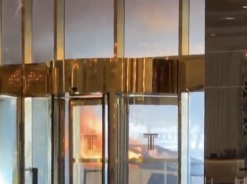 cybertruck las vegas trump tower