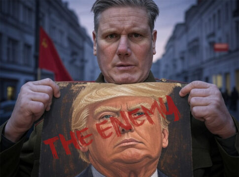 THE ENEMY - TRUMP STARMER capitalist enemy Trump USA