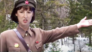 commissar rachel reeves people's republic of soviet britain - eating the bark from trees