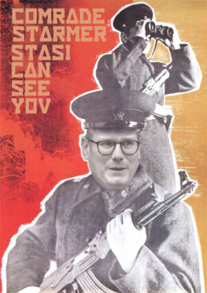 comrade starmer stasi thoughtcrime travel restrictions Online Safety Act