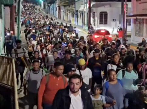 illegal immigrant caravan trump inauguration US Southern Border