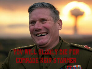 Comrade Starmer Britain Nuked by Russia meat grinder