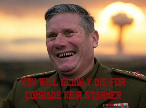 Comrade Starmer Britain Nuked by Russia meat grinder
