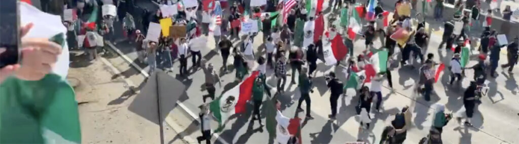 mexican ICE protests 101 LA Mexican protests