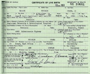 obama birth certificate