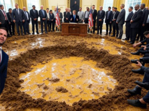 mud pit oval office white house