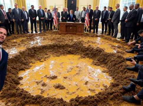 mud pit oval office white house