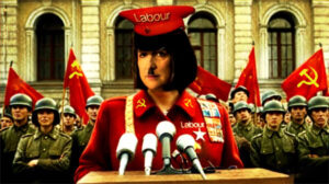 STASI CUNT RACHEL REEVES SOVIET BRITAIN LABOUR 1984 - Enhanced 2 shrinking UK economy rachel reeves labour stasi cunt