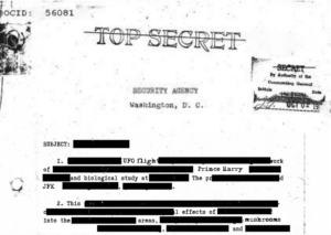 redacted jfk harry ufo