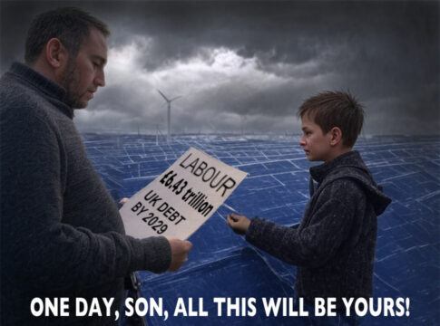 starmer ONE DAY NORMAL Labour government will add £6.43 Trillion debt to the UK by 2029