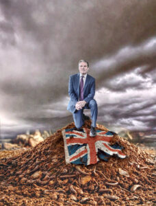 starmer-knee-union-jack not proud to be British