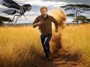 white boy stung african wasp