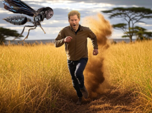 white boy stung african wasp