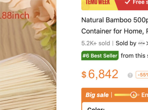 temu toothpick trump tariff