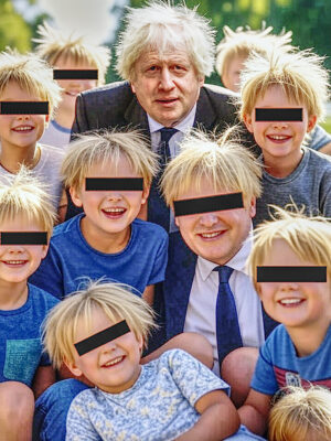 BORIS JOHNSON KIDS FATHERS DAY