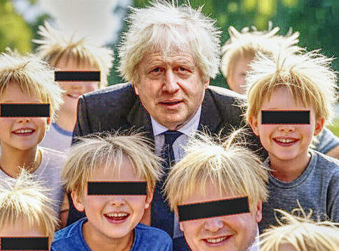 BORIS JOHNSON KIDS FATHERS DAY