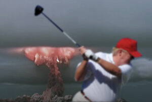 trump nuclear golf