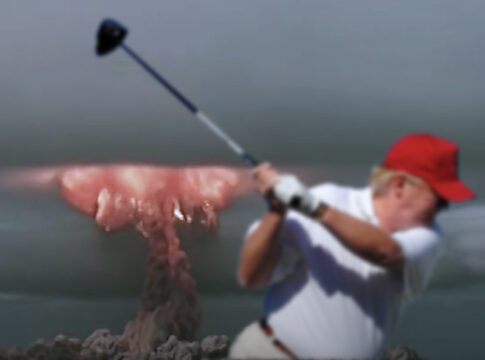 trump nuclear golf