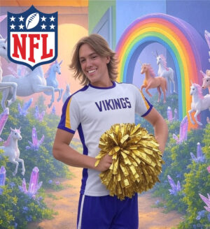 lgbtqp cheerleader minnesota vikings nfl American Football