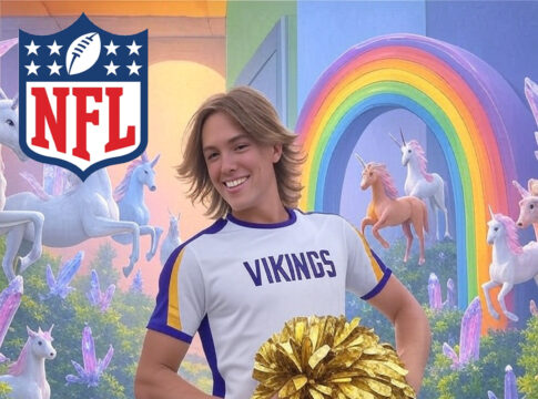 lgbtqp cheerleader minnesota vikings nfl American Football