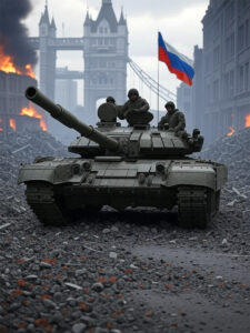 russian tank london