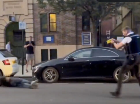 taser lunatic illegal migrant