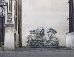 BANKSY MURAL COURT ARREST